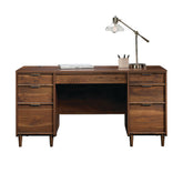 Sauder® Clifford Place 59"W Mid-Century Executive Computer Desk "Grand Walnut"